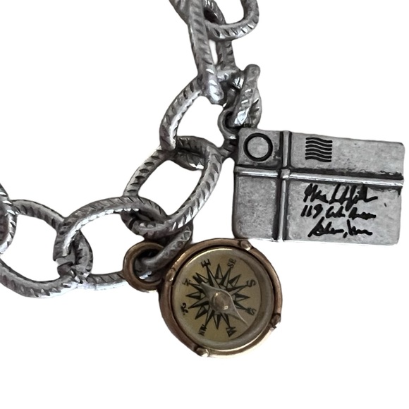 Vintage Travel Theme Charm Bracelet - Picture 4 of 7